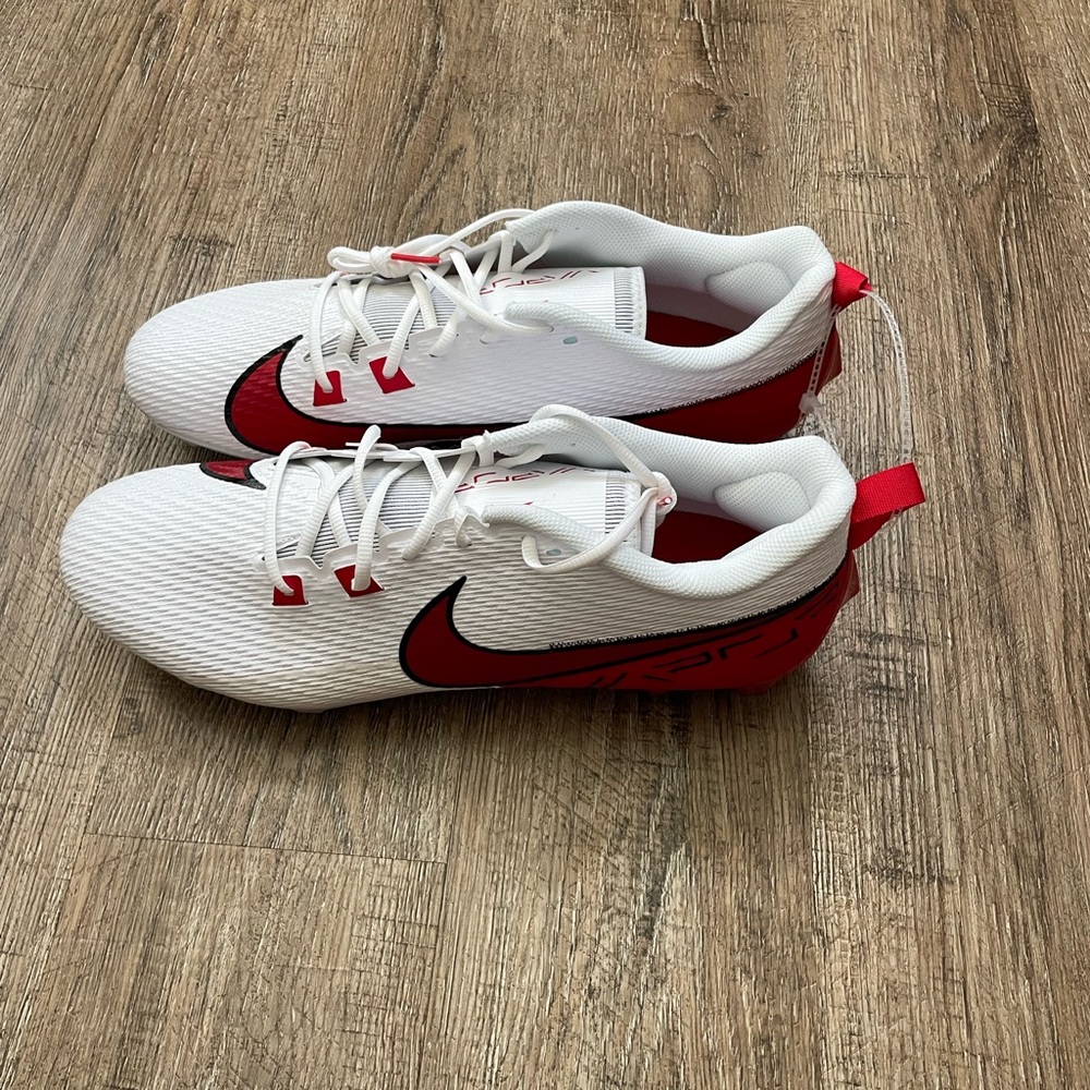 Nike Vapor Edge Speed 360 2 Football Cleats Mens Sz 15 Red White FQ4045-102